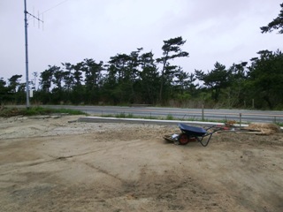 活動中-土砂撤去