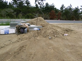 活動中-土砂撤去