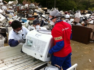 いわき市臨時粗大ごみ集積場
