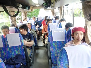 ボランティアセンターに帰るメンバー