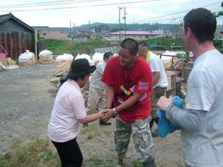作業終了後の室内