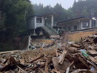 作業終了後の室内