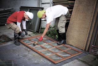 がれきの運び出された空き地