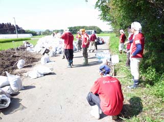 作業終了後の全景