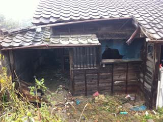 がれきの運び出された空き地