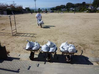 作業終了後の全景