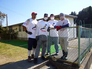 作業終了後の室内