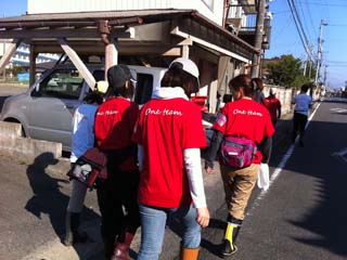 作業終了後の室内