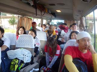 東京へ戻るバス